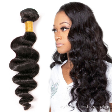 100% Indian  hair bundles wholesale,hot selling Indian  hair loose wave bundles,loose wave bundles human hair